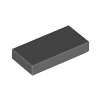 Lego Bricks 20x Dark Stone Grey 1x2 Tile Flat Thin Studless 4211052 3069 NEW