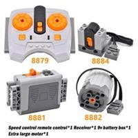 For LEGO Technic Power Functions XL Motor +Battery Box +Receiver+Remote Control