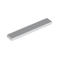 Lego Bricks Parts 10x White 1x6 Tile Flat Thin Studless Plate 663601 6636 NEW
