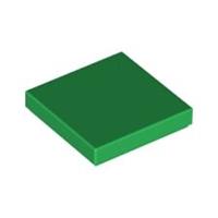 Lego Bricks 20x Dark Green 2x2 Tile Flat Thin Studless Plate 4107762 3068 NEW