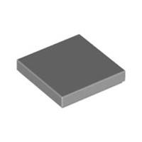 Lego Bricks 100x Medium Stone Grey 2x2 Tile Flat Studless Plate 4211413 3068 NEW