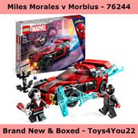LEGO 76244 Marvel Miles Morales vs. Morbius Spider-Man Building Set - Mint BNIB