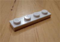 Lego 3710 - 1x4 plate in White - NEW pack of 20 - friends / city / star wars