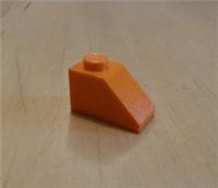 Lego 3040 - 1x2 Slope Brick 45% in orange - NEW pack of 10