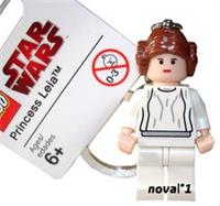STAR WARS LEGO PRINCESS LEIA FALCON KEYRING ORIGINAL V RARE 852841