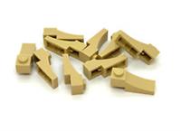 Lego 70681 - Slope/Curved Arch 1 x 3 Inverted in tan - NEW - pack of 10
