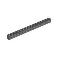 Lego Technic Bricks 8x Dark Stone Grey 1x16 Studded Beams 4256828 3703 NEW