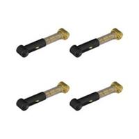 Lego Technic Bricks 4x Black Warm Gold Shock Absorbers Hard Suspension 89953 NEW