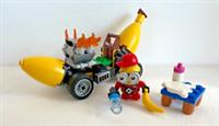 Lego Minions Pit Crew Ron Minifigure with Banana Car - Lego Minions Minifigure