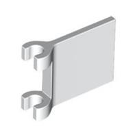Lego Bricks Parts 10x White 2x2 Square Flag Bunting 2x Holders 6365487 80326 NEW