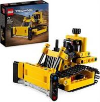 LEGO Technic Heavy-Duty Bulldozer Set, Construction Vehicle Toy for Kids, Boys