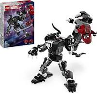 LEGO Marvel Venom Mech Armour vs. Miles Morales, Posable Spider-Man Toy Action 6