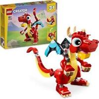 LEGO Creator 3in1 Red Dragon Toy to Fish Figure to Phoenix Bird Model, Animal 6
