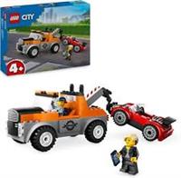 LEGO City Tow Truck and Sports Car Repair Vehicle Toy Set for 4 Plus Year Old 2