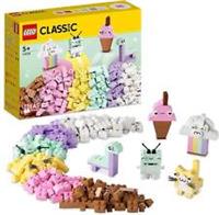 LEGO Classic Creative Pastel Fun Bricks Box, Building Toys for Kids, Girls, Boys
