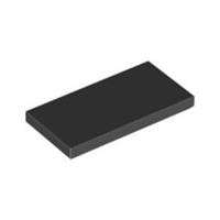 Lego Bricks Parts 50x Black 2x4 Tile Flat Thin Studless Plate 4560182 87079 NEW