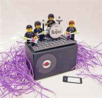 The Beatles GIFT BOX SET - 100% Genuine Lego pieces - Stage Band drums & guitars