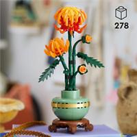 LEGO Icons Chrysanthemum Flower Building Set, Creative Model Kit for Adults to