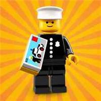 LEGO Series 18 1978 Classic Police Officer Minifigure 71021 CMF NEW Sealed