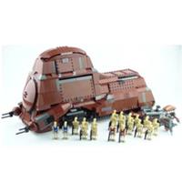 Star Wars MOC Trade Federation MTT 7662 Complete Set (1330 Pieces)
