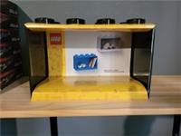 Lego Brick Shelf 8 Knob in Black Gloss Finish