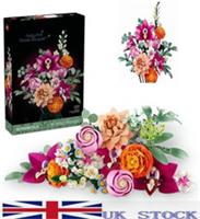 Icons 10342 Botanicals Pretty Pink Flower Bouquet Set for Adults - Floral Home