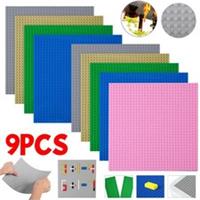 Baseplates 9 Pack Base Plates 32x32 Stud Building Base 10"10" Building Board