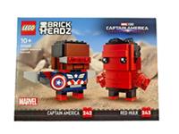 Lego Brickheadz: 40668 Captain America & Red Hulk - Brand New & Sealed