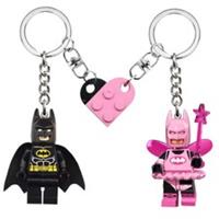 Exclusive Pink Fairy Batman Lego Keychain for Couple Valentine's Day Gift 2026~