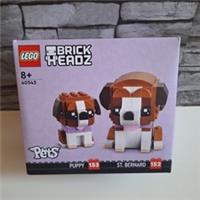 LEGO 40543 LEGO BrickHeadz St. Bernard and Puppy dog New and Sealed
