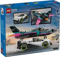 LEGO City 60489 Jet vs. Car Race Set - Supercar & Supersonic Jet - NEW