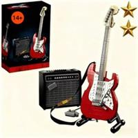 NEW 21329 MOC Fender Stratocaster Building Blocks Ideas 1074pcs Gift