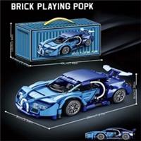 City Racing Sport Building Block car Mechanical Speed Model Toy for Kid & Adult