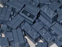 65 x LEGO 98283 Sand Blue 1 x 2 with Masonry Profile Bricks