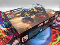 Lego Technic 42219 Pull Back Monster Jam Grave Digger Fire & Ice 263 pcs New