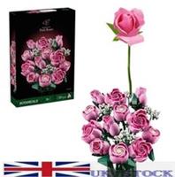 Icons 10374 Botanicals Bouquet of Pink Roses (BNIB - UNOPENED) Mother's Day Gift