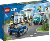 Lego City 60257 Service Station SUV Car Campervan 4 Minifigures New and Sealed