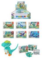 6pc Dinosaur Building Block Kits Party Bag Fillers Kids Gifts Ages 3+ UK Seller