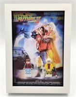 Display Case Frame A5 for MOC/LEGO 10300 Back to The Future Minifigures