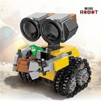 Space Mini Robot MOC Building Bricks Toys 217Pcs Tracked Bot Model Classic Movie