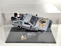 Acrylic Clear Display Case for Lego 10300 Back to the Future Time Machine