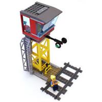 Lego Train City Cargo Signal Box Control Centre Tower from 60198 NEW