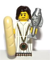 Lego Jesus Minifigure With Bread & Fish Easter Xmas Nativity Advent Bible