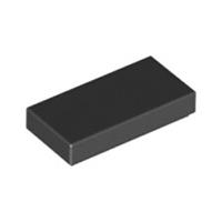 Lego Bricks Parts 20x Black 1x2 Tile Flat Thin Studless Plate 306926 3069 NEW