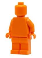 LEGO Plain Orange Monochrome Minifigure Genuine LEGO NEW