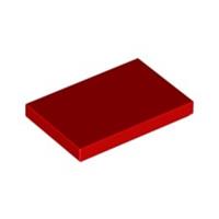 Lego Bricks Parts 10x Bright Red 2x3 Tile Flat Thin Studless 6189130 26603 NEW