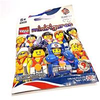 (Factory Sealed) All 9 LEGO Team GB London 2012 Olympic Minifigures Set 8909