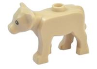 Lego Animal Calf (Baby Cow) 1568pb01 From Farm 60346 (ne6)