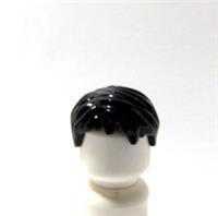Lego Hair Wig For Boy Man Minifigure Short Black