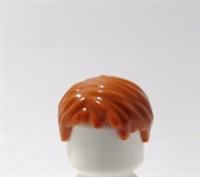 Lego Hair Wig For Boy Man Minifigure Short Orange Ginger